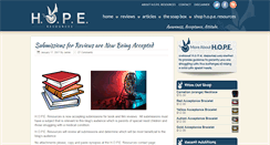 Desktop Screenshot of hoperesources-asd.com